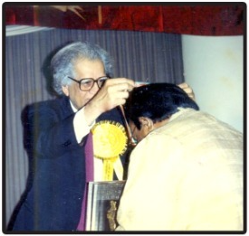 Receiving Award